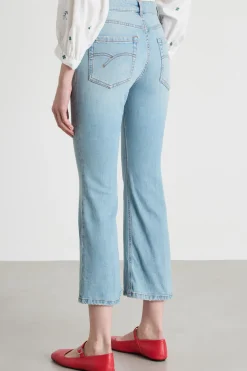 Jeans crop - Azzurro