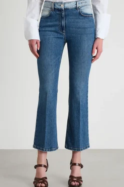 Jeans crop - Blu