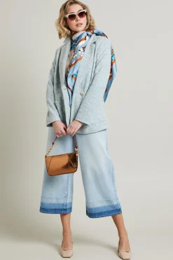 Jeans cropped - Azzurro