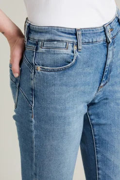 Jeans cropped skinny - Azzurro Denim