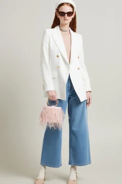 Jeans cropped svasati - Azzurro Denim