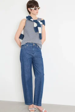 Jeans dalla linea morbida - Blu