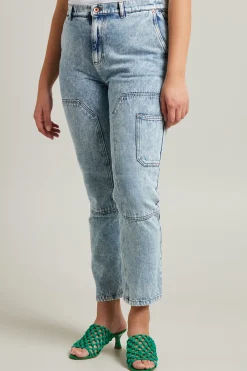 Jeans dritti - Azzurro