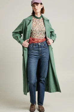 Jeans dritti in denim - Blu Denim