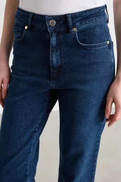 Jeans dritto stretch - Blu