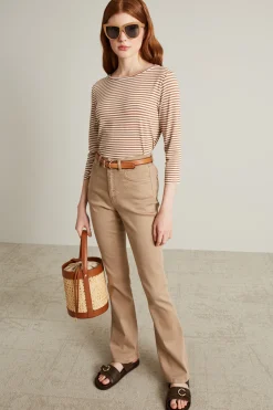 Jeans flare - Marrone Chiaro