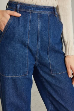 Jeans morbidi in denim - Blu Denim