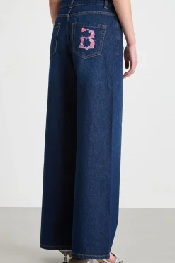 Jeans palazzo - Blu