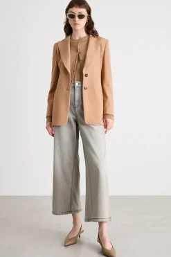 Jeans palazzo - Grigio