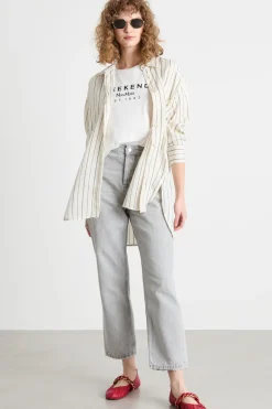Jeans tomboy - Grigio