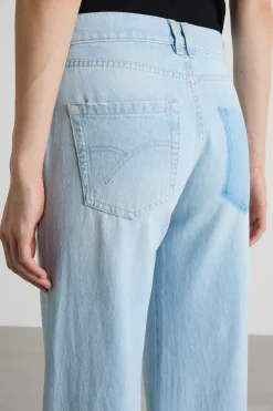 Jeans wide leg - Azzurro