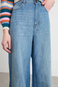 Jeans wide leg - Azzurro