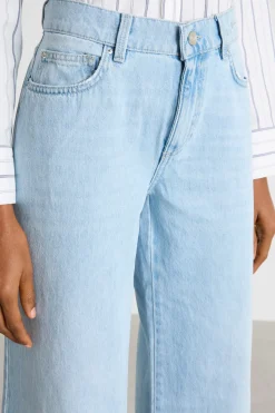Jeans wide leg - Azzurro