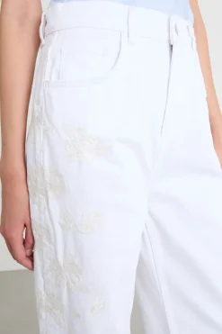 Jeans wide leg - Bianco