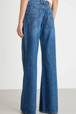 Jeans wide leg - Blu