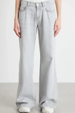 Jeans wide leg - Grigio
