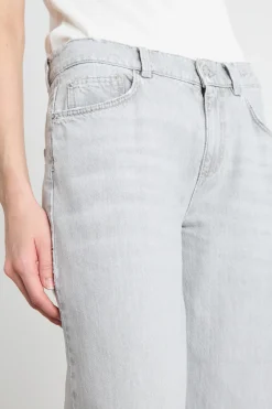 Jeans wide leg - Grigio