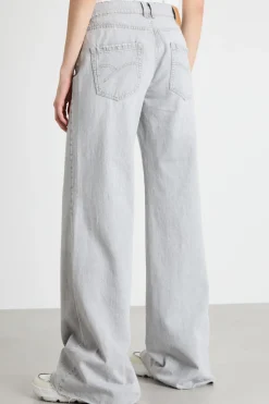 Jeans wide leg - Grigio
