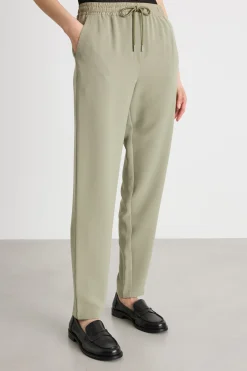 Jogger in cady fluido - Verde
