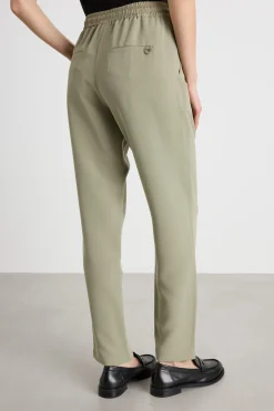 Jogger in cady fluido - Verde