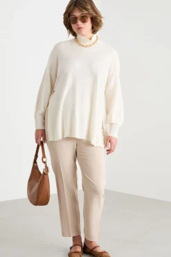 Maglia a collo alto - Bianco