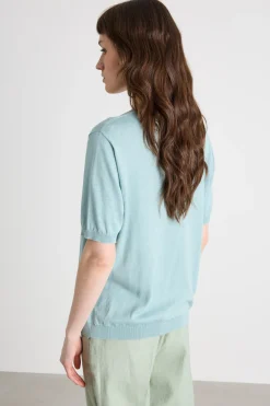 Maglia a maniche corte - Azzurro