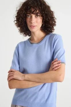 Maglia a maniche corte - Azzurro