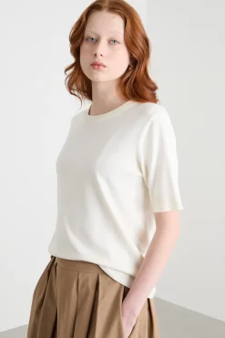 Maglia a maniche corte - Bianco