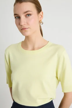 Maglia a maniche corte - Giallo