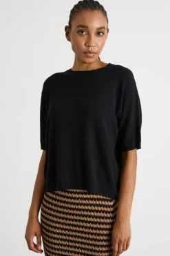 Maglia a maniche corte - Nero