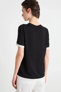 Maglia a maniche corte - Nero Bianco