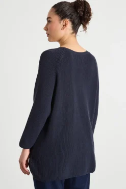 Maglia ampia - Blu