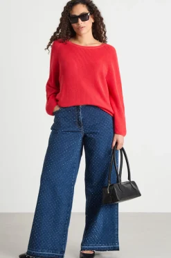 Maglia ampia - Rosso