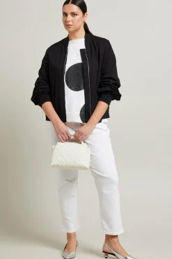 Maglia a pois - Bianco Nero