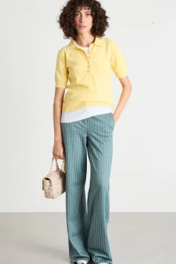 Maglia a polo - Giallo