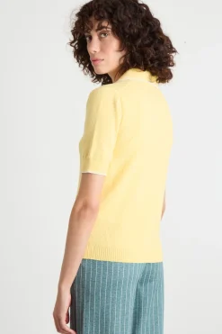 Maglia a polo - Giallo