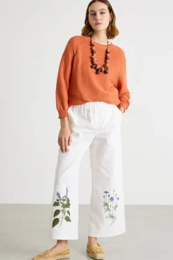 Maglia a punto links - Arancione