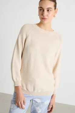 Maglia a punto links - Avorio
