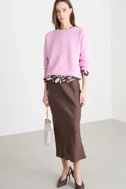 Maglia a punto links - Rosa