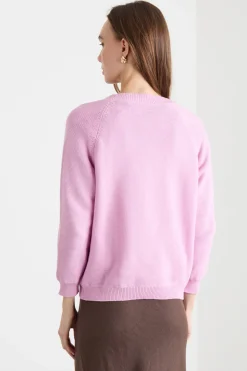 Maglia a punto links - Rosa