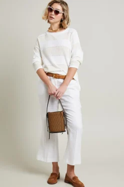 Maglia a righe - Bianco