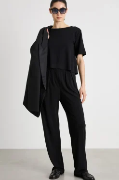 Maglia boxy - Nero