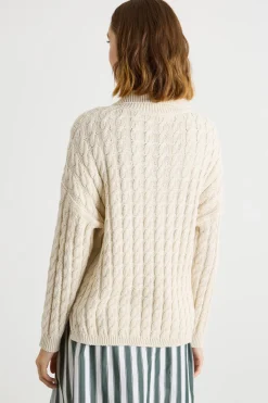 Maglia con bottoni - Bianco