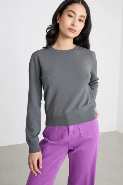 Maglia con bottoni - Grigio