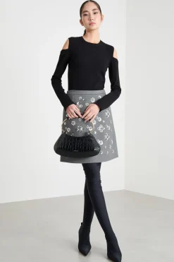 Maglia con cut-out sulle spalle - Nero