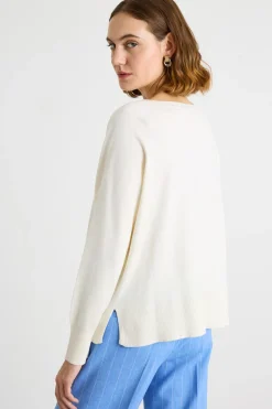 Maglia con maniche raglan - Bianco