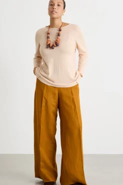 Maglia con nervature - Beige