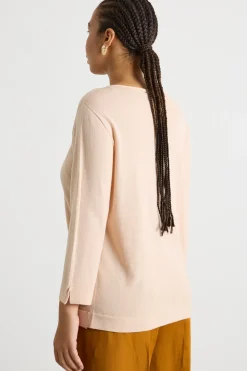 Maglia con nervature - Beige