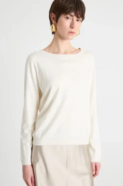 Maglia con nodi - Avorio