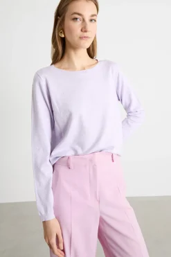 Maglia con nodi - Lilla